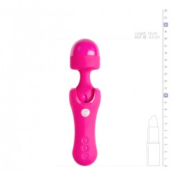 Small Tilting Wand Vibrator - Roze