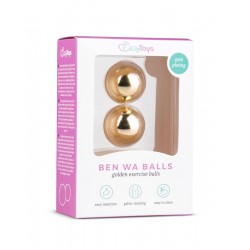 Easytoys Ben Wa Ballen 25 mm - Goudkleurig