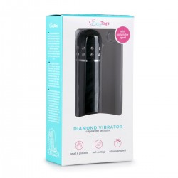 Mini Vibrator Gedraaid - Zwart