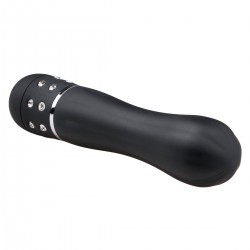 Mini Vibrator Gelinieerd - Zwart