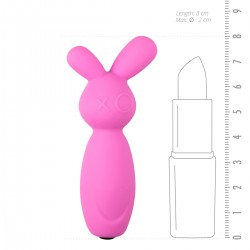 Vibrerende Mini Bunny Vibrator - Paars