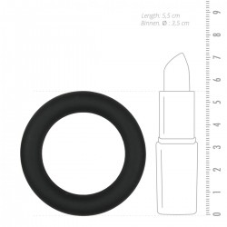 Siliconen Cockring Medium - Zwart