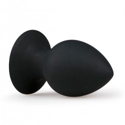 Ronde buttplug - S - Zwart