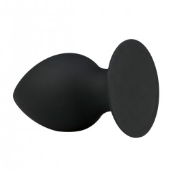 Ronde Buttplug - XL - Zwart